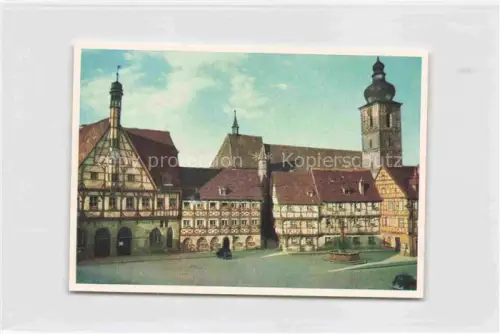 AK / Ansichtskarte Forchheim  Oberfranken Marktplatz