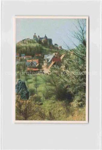 AK / Ansichtskarte Hersbruck Bayern Ruine Hohenstein