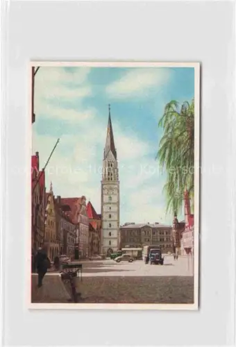 AK / Ansichtskarte Pfaffenhofen Aichach Marktplatz Stadttor