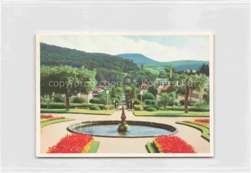 AK / Ansichtskarte Bad Brueckenau Bayern Kurpark