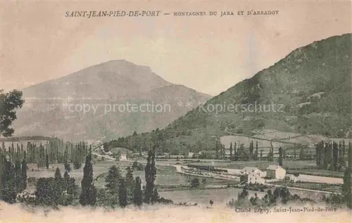 AK / Ansichtskarte Saint-Jean-Pied-de-Port 64 Pyrenees-Atlantiques Montagnes du Jara et d'Arradoy