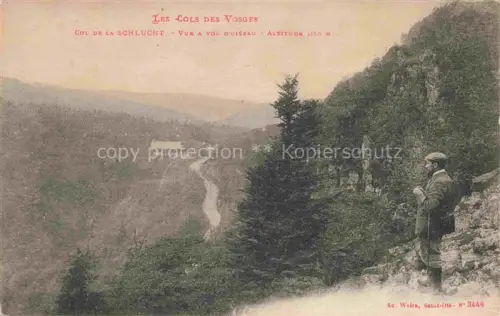 AK / Ansichtskarte Col de la Schlucht 1150m Gerardmer 88 Vosges Vue a vol d'oiseau 