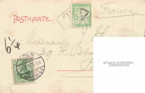 AK / Ansichtskarte KoeLN  RHEIN Kaiser Fredrich Denkmal am Kaiser Friedrich Ufer