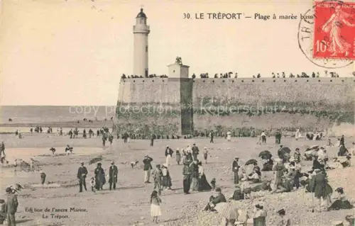 AK / Ansichtskarte LE TREPORT Dieppe 76 Seine-Maritime Plage a maree basse
