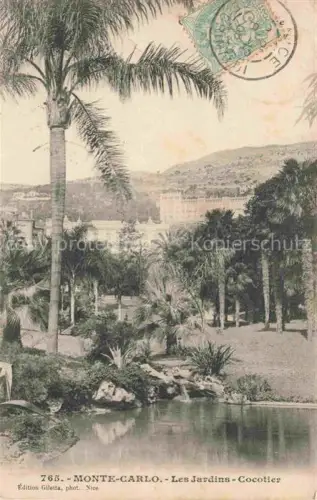 AK / Ansichtskarte MONTE-CARLO MONACO Les Jardins Cocotier 
