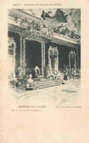AK / Ansichtskarte MADRID  ES Real Palacio El Trono de frente