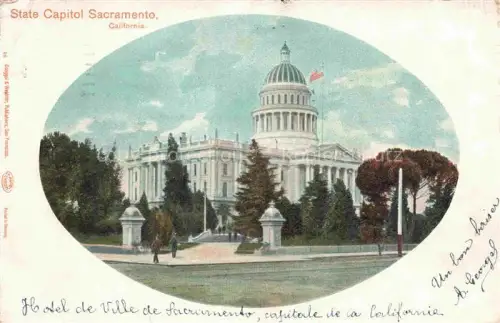 AK / Ansichtskarte Sacramento California USA State Capitol