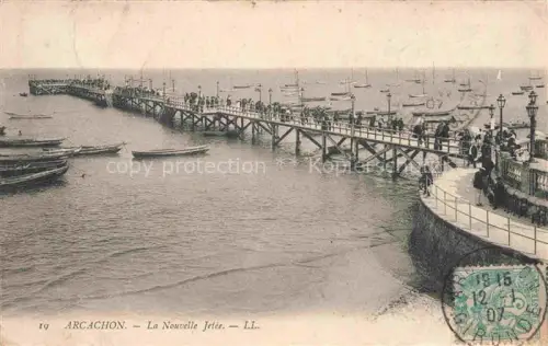 AK / Ansichtskarte ARCACHON 33 Gironde La Nouvelle Jetee