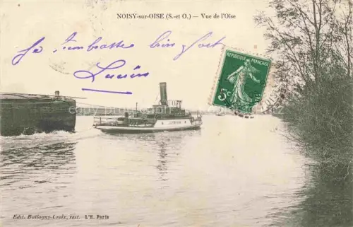 AK / Ansichtskarte Noisy-sur-Oise SARCELLES 95 Val-d Oise Vue de l'Oise Bateau
