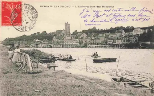 AK / Ansichtskarte Persan-Beaumont PONTOISE 95 Val-d Oise L'Embarcadère des Bosquets