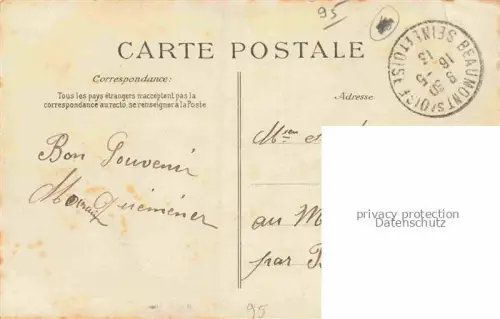 AK / Ansichtskarte Villiers-le-Bel Sarcelles 95 Val-d Oise Institution Hacquart Mlles Foubert et Dayraud succ.