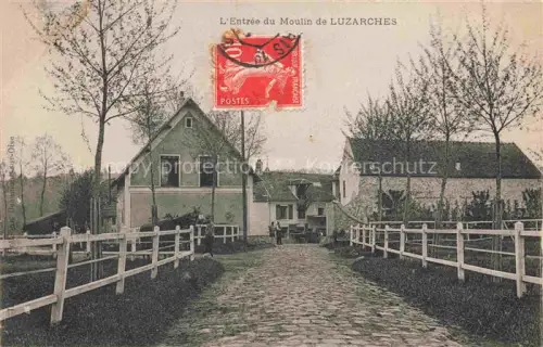 AK / Ansichtskarte Luzarches Sarcelles 95 Val-d Oise Entrée du moulin