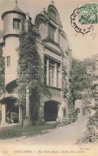 AK / Ansichtskarte Saint-Prix PONTOISE 95 Val-d Oise Bois Notre-Dame Atelier d'un artiste