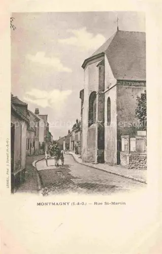 AK / Ansichtskarte Montmagny Sarcelles 95 Val-d Oise Rue St. Martin