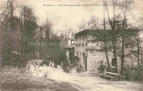 AK / Ansichtskarte Saint-Leu-la-Foret PONTOISE 95 Val-d Oise Café Restaurant de l'Eauriette