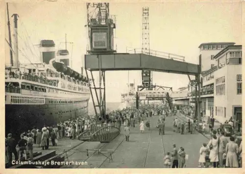 AK / Ansichtskarte BREMERHAVEN Columbuskaje