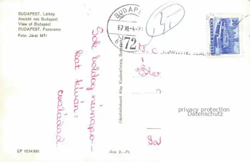 AK / Ansichtskarte BUDAPEST HU Stadtpanorama