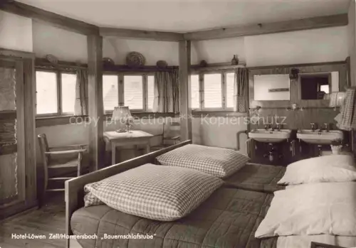 AK / Ansichtskarte Zell Harmersbach BW Hotel Loewen Bauernschlafstube