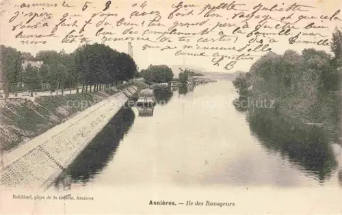 AK / Ansichtskarte ASNIERES  92-SUR SEINE Hauts-de-Seine Ile des Ravageurs