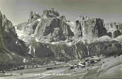 AK / Ansichtskarte Gruppo Sella Trentino IT Badia Colfosco 