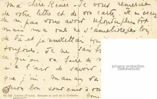 AK / Ansichtskarte CANNES 06 Alpes-Maritimes Segelboot Barques au port de la Croisette 