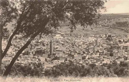 AK / Ansichtskarte Fez Fes Maroc Vue generale Alte Medina 