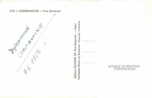 AK / Ansichtskarte CONSTANTINE Algerie Vue Generale 
