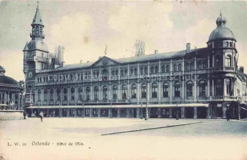 AK / Ansichtskarte OSTENDE Oostende West-Vlaanderen Belgie Hotel de Ville 