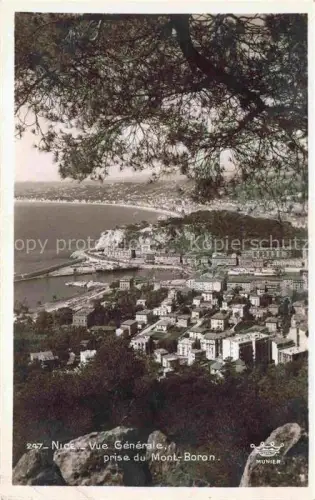 AK / Ansichtskarte NICE   Nizza 06 Alpes-Maritimes Vue Generale Mont Boron 
