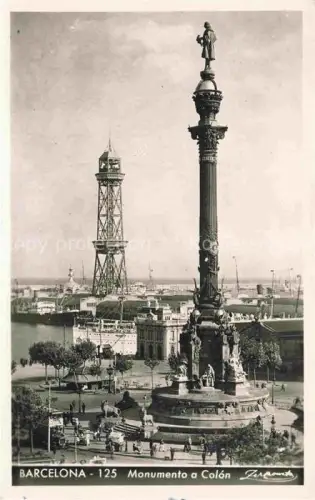 AK / Ansichtskarte BARCELONA Cataluna ES Monumento a Colon 