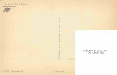 AK / Ansichtskarte Falkoeping Sweden Stora Torget 