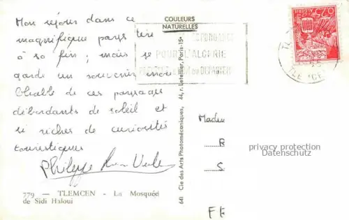 AK / Ansichtskarte Tlemcen Algerie La Mosque de Sidi Haloui 