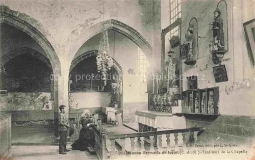 AK / Ansichtskarte Kermaria-en-Iskuit Kermaria-en-Isquit Saint-Brieuc 22 Cotes-d Armor Interieur de la Chapelle