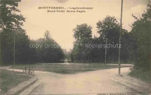 AK / Ansichtskarte Montfermeil Raincy 93 Seine-Saint-Denis Les Coudreaux Rond Point Denis Papin