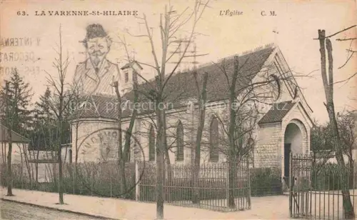 AK / Ansichtskarte La Varenne Saint Hilaire CRETEIL 94 Val-de-Marne Eglise