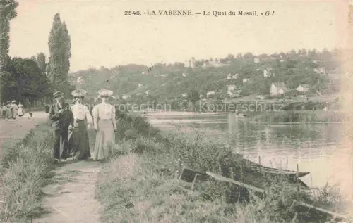 AK / Ansichtskarte La Varenne  Saint-Maur-des-Fosses CRETEIL 94 Val-de-Marne Le Quai du Mesnil