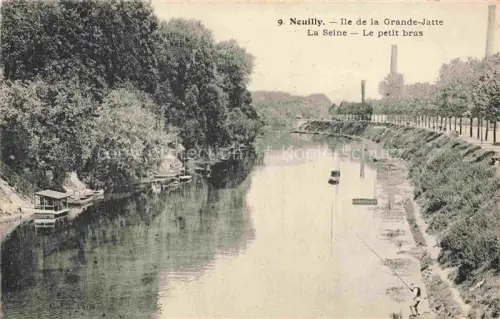 AK / Ansichtskarte NEUILLY  -SUR-SEINE 92 Hauts-de-Seine Ile de la Grande Jatte La Seine Le petit bras