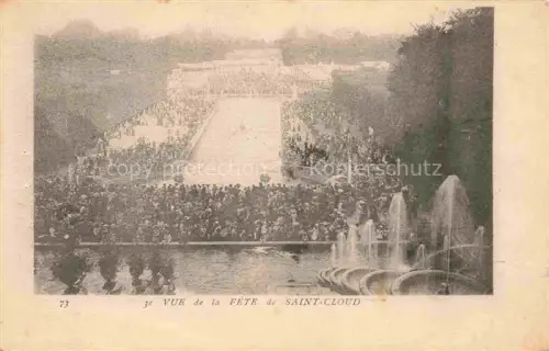 AK / Ansichtskarte Saint Cloud 92 Hauts-de-Seine Vue de la Fete