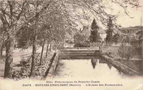 AK / Ansichtskarte Moulins-Engilbert Chateau-Chinon 58 Nievre Ecluse des Promenades