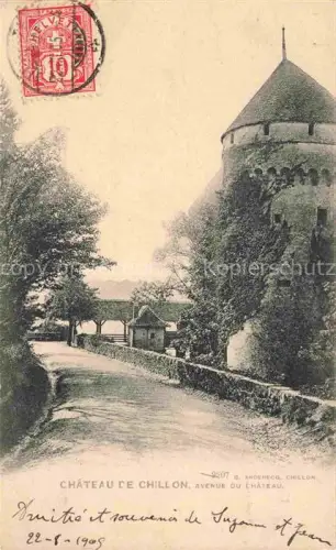 AK / Ansichtskarte Chateau de Chillon Montreux VD Avenue du Chateau