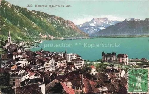 AK / Ansichtskarte MONTREUX  VD et Dents du Midi
