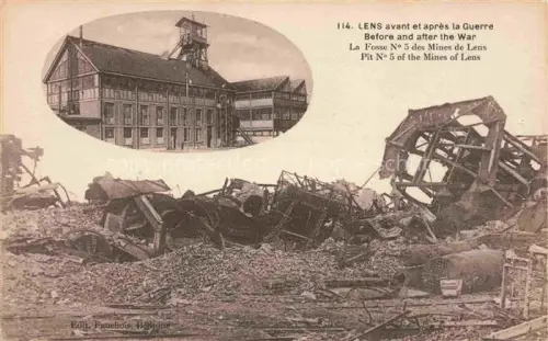 AK / Ansichtskarte LENS 62 Pas-de-Calais avant et apres la Guerre 