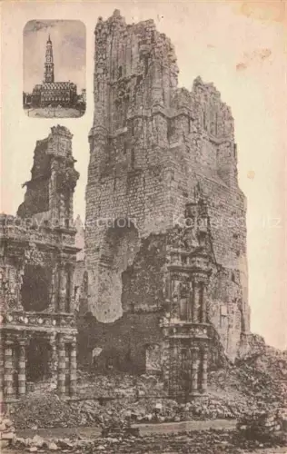AK / Ansichtskarte ARRAS  62 avant et apres la Guerre La Cathedrale