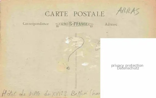 AK / Ansichtskarte ARRAS  62 avant et apres la Guerre La Cathedrale