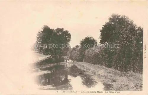 AK / Ansichtskarte Tinchebray Argentan 61 Orne College Sainte Marie La Piece d'eau