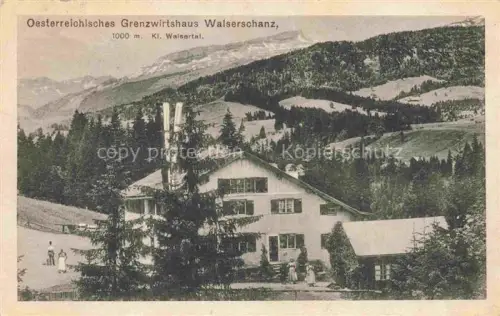 AK / Ansichtskarte WALSERSCHANZ Walserschanze Kleinwalsertal AT Grenzwirtshaus Walserschanze