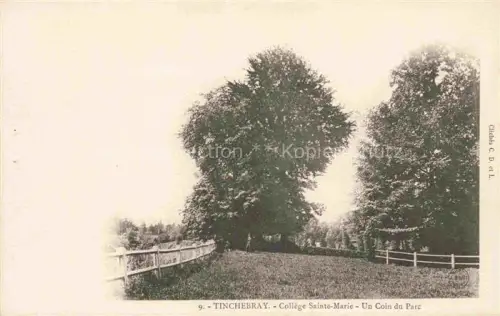 AK / Ansichtskarte Tinchebray Argentan 61 Orne College Sainte Marie Un Coin du Parc