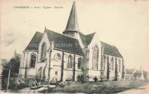 AK / Ansichtskarte Crombeke Poperinge Poperinghe Belgie Eglise