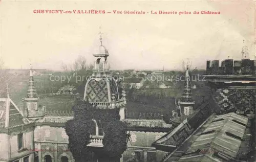 AK / Ansichtskarte Chevigny-en-Valieres BEAUNE 21 Cote-d Or Vue generale La Deserte prise du Chateau