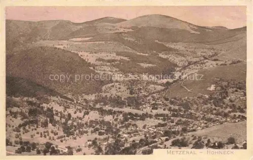 AK / Ansichtskarte Metzeral Metseral Colmar Alsace 68 Haut-Rhin Panorama Hohneck